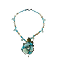 Load image into Gallery viewer, One-of-a-Kind Turquoise Enamel Camilla Necklace