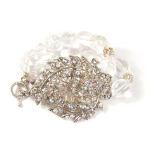 Load image into Gallery viewer, Nouveau Crest One-Of-A-Kind Crystal Bracelet