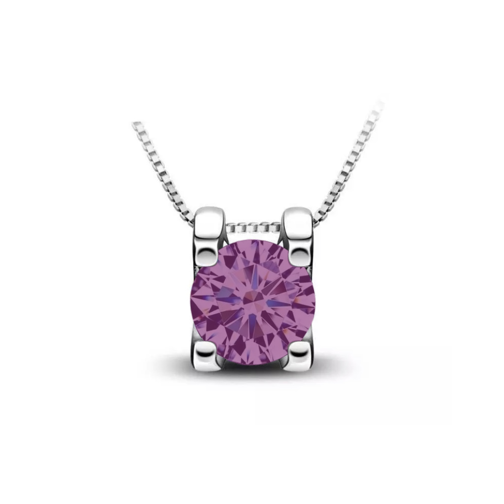 The Gail Honora Solitaire Necklace