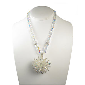 One-Of-A-Kind Crystal Anemone Heirloom Necklace