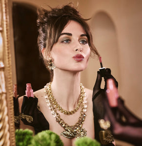 One-Of-A-Kind Vintage Couture Golden Filigree Dream Necklace