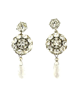 Crystal star drop discount earrings