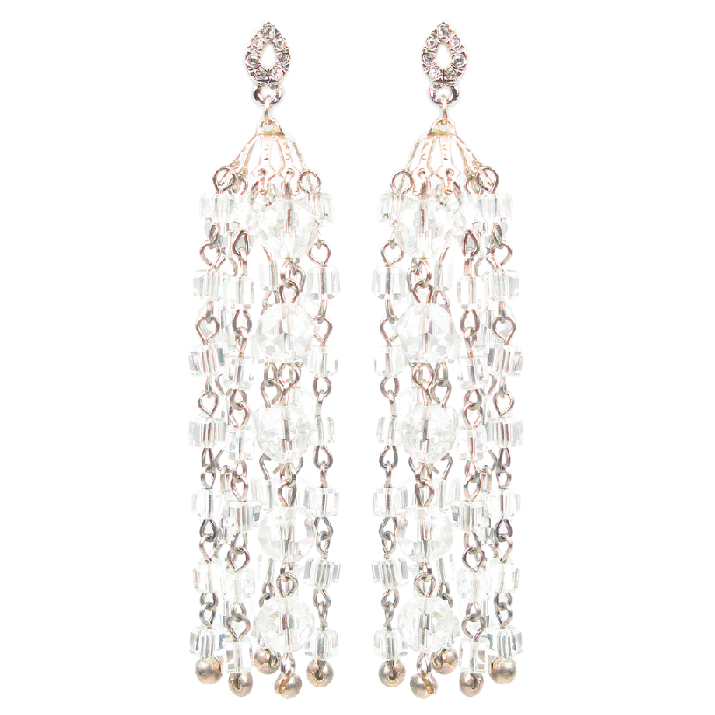 One-Of-A-Kind Sterling Chandelier Celebration Earrings