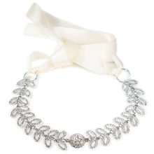 Load image into Gallery viewer, One-Of-A-Kind Flowing Laurel Leaf Amulet Headpiece, Choker &amp; Sash