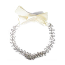 Load image into Gallery viewer, One-Of-A-Kind Nouveau Laurel Leaf Filigree Tiara Headpiece &amp; Sash