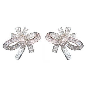 Baguette Bow Serenade Diamontage™ 8.6 Carat Earrings
