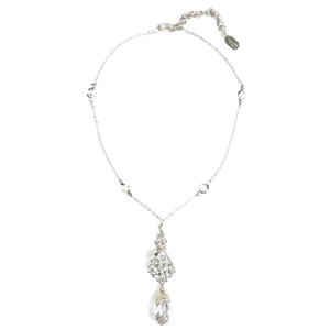One-Of-A-Kind Delicate Channel Filigree Necklace