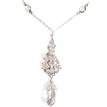 Load image into Gallery viewer, One-Of-A-Kind Delicate Channel Filigree Necklace