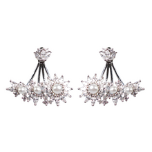 Load image into Gallery viewer, Delicate Pearl Marquise Diamontage™ 4.5 Carat Ear Jackets