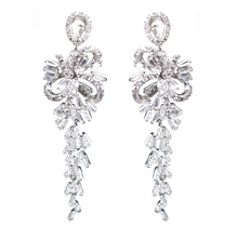 Load image into Gallery viewer, Bow Baguette Waterfall Diamontage™ 9.85 Carat Earrings