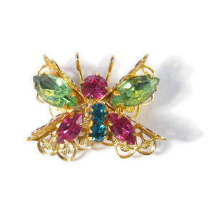Rainbow Bumblebee Boutonniére / Lapel Pin