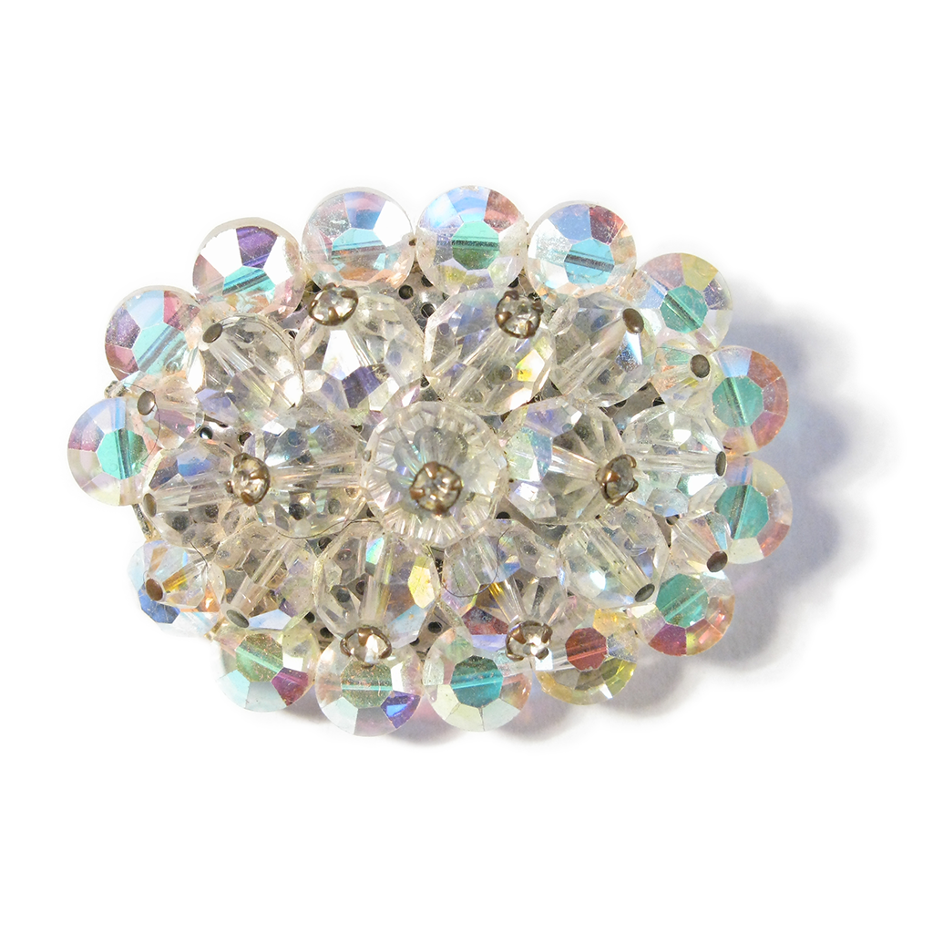 Aurora Borealis Cluster Boutonniére / Lapel Pin