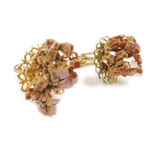 Load image into Gallery viewer, One-Of-A-Kind Raw-Cut Vanadinite Geode Cufflinks  No