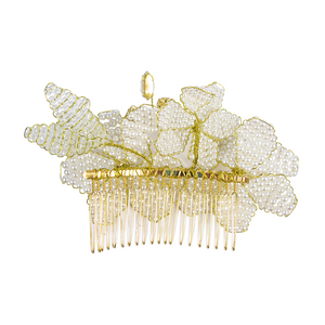 Golden Pearl Magnolia Head Comb