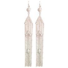 Load image into Gallery viewer, Gatsby Deco Veil Earrings
