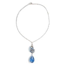 Load image into Gallery viewer, One-Of-A-Kind Something Blue Decadence Drop Necklace