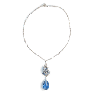 One-Of-A-Kind Something Blue Decadence Drop Necklace