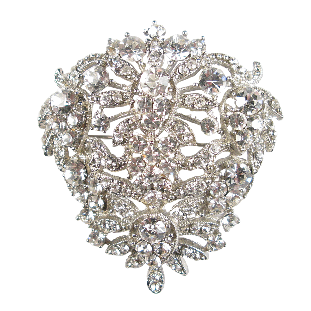 Silver Coastal Crest Boutoniérre