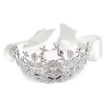 Load image into Gallery viewer, Enchanted Flora Heirloom Tiara Crown