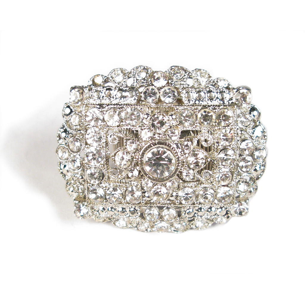 White Hot Spotlight Crystal Ring