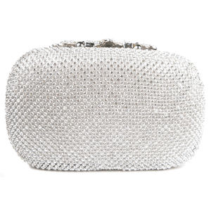 Couture Silver Nouveau Spray Clutch