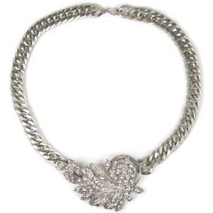 One-Of-A-Kind Nouveau Flourish Necklace