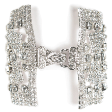 Load image into Gallery viewer, Encrusted Bow Tie Celebration Cuff Bracelet
