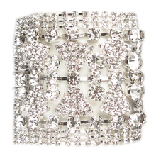 Load image into Gallery viewer, Encrusted Bow Tie Celebration Cuff Bracelet