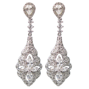 Regal Romance Pendulum Diamontage™ 3.13 Carat Earrings
