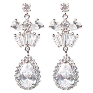 Baguette Coronation Drop Diamontage™ 10.72 Carat Earrings