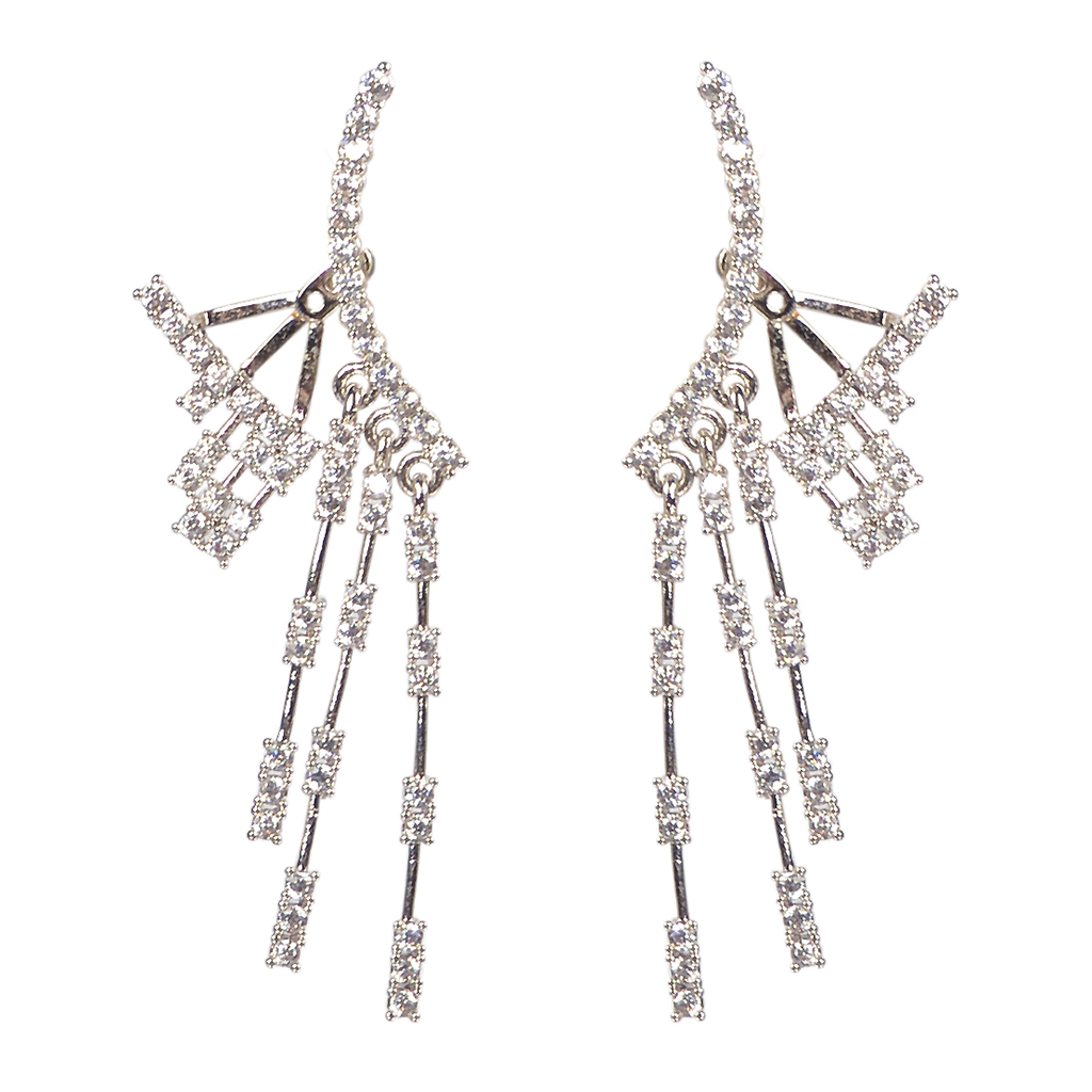 Precious Pavé Diamontage™ 1.8 Carat Ear Jackets