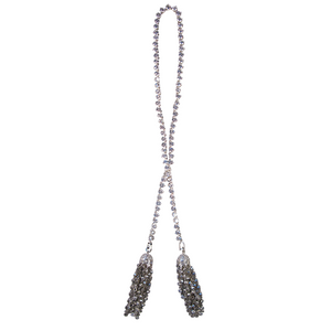 Pure As Passion Diamontage™ 16.64 Carat Tassel Necklace & Back Jewelry