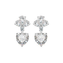 Load image into Gallery viewer, &#39;Heart On A String&#39; Diamontage™ 3.4 Carat Earrings