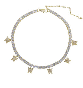 Golden Butterfly Diamontage™ Necklace