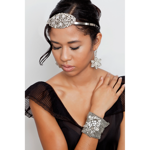 Midnight Menagerie Mesh Cuff Bracelet