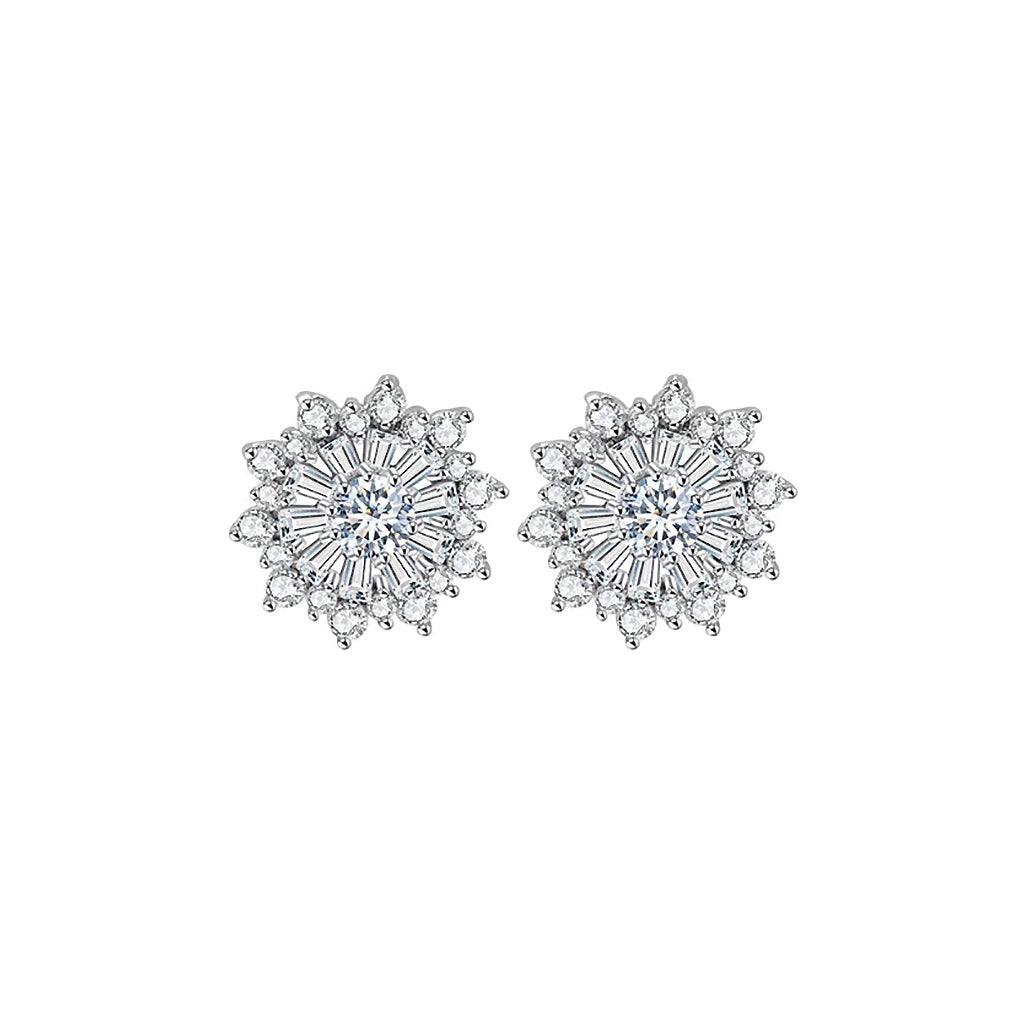 Baguette Burst Diamontage™ 4.4 Carat Earrings