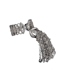 Romantic Ribbon & Tassel Diamontage™ Ring