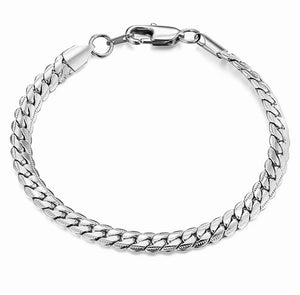 Debonaire Men’s Flat Cuban Link Bracelet