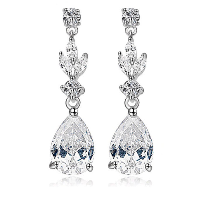 A Nouveau Waterfall Drop Diamontage™ 19.38 Carat Earrings