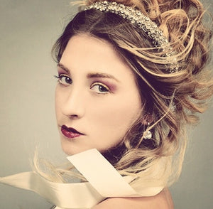 One-Of-A-Kind Love's Union Tiara Headpiece Sash