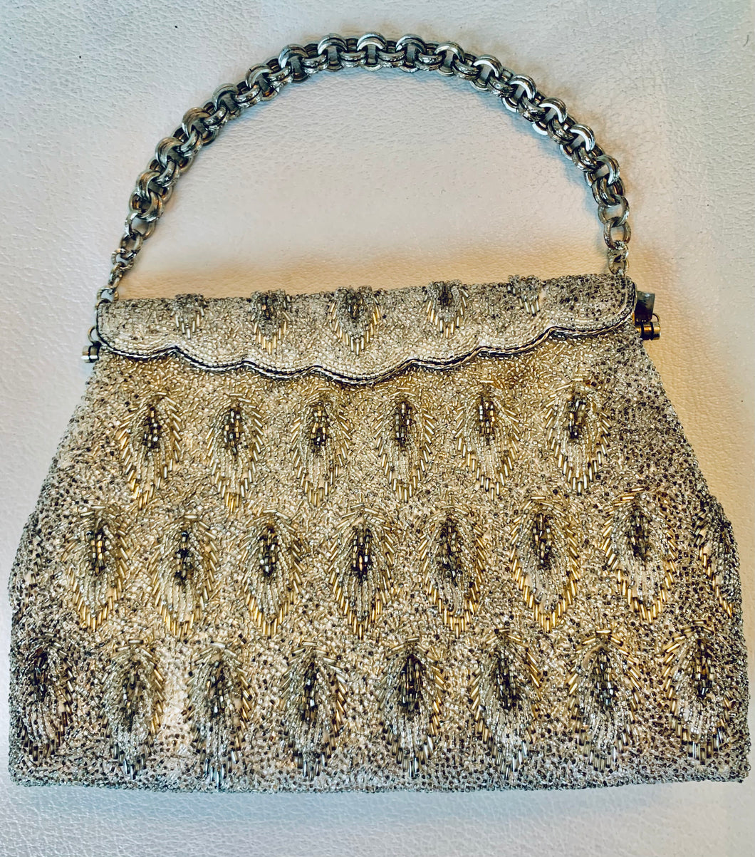 vintage beaded evening bag