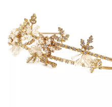 Load image into Gallery viewer, Golden Seed Pearl Tiara