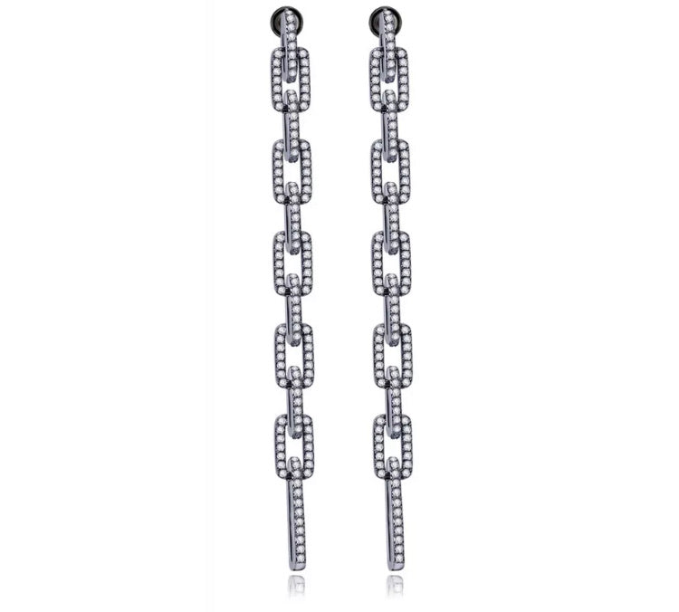 Chain Reaction Diamontage™ 2.8 Carat Earrings