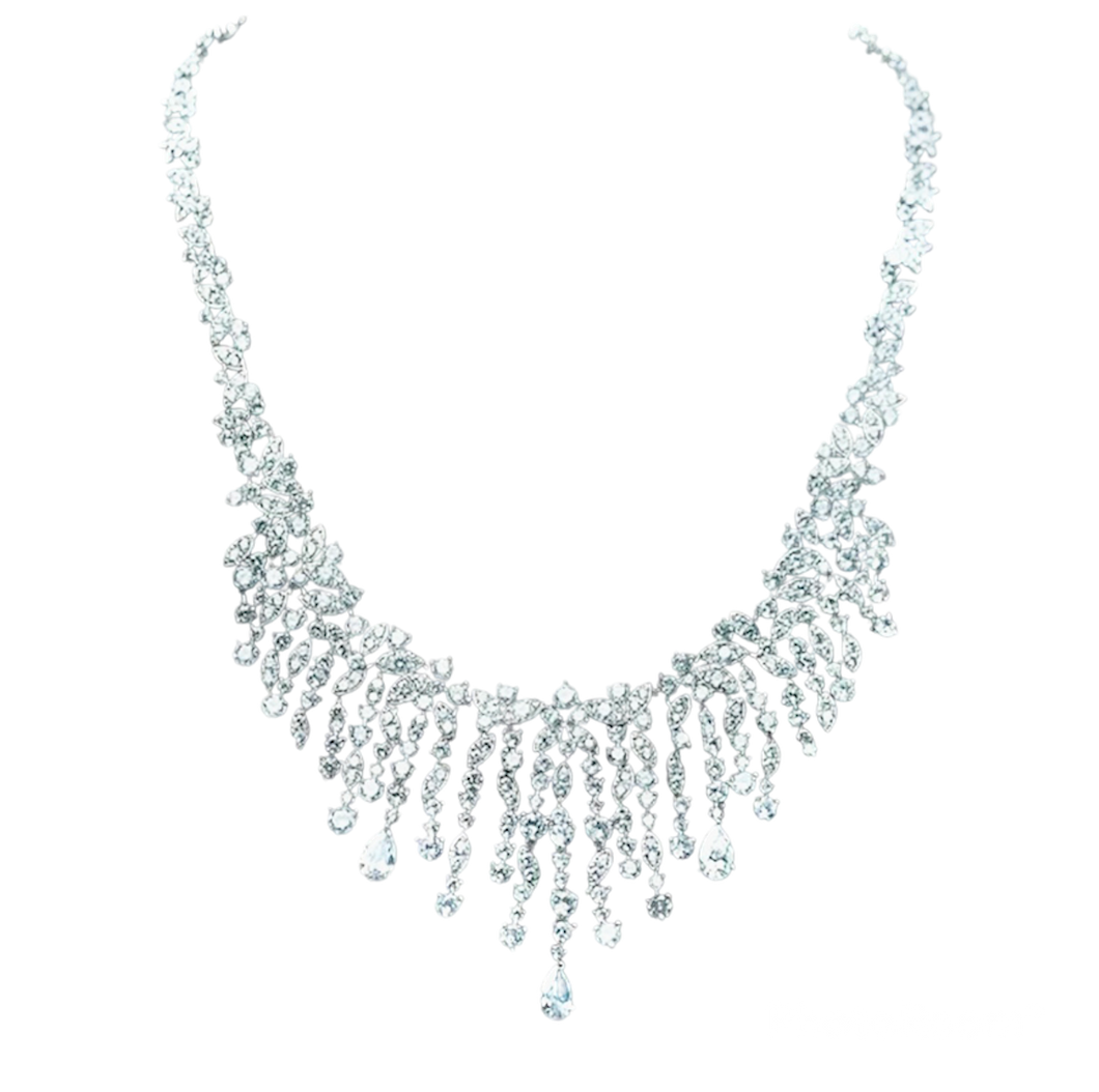 Cirrus Diamontage Bib Necklace