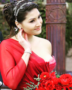 Deco Leaf Tiara Headpiece