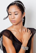 Load image into Gallery viewer, One-Of-A-Kind Flowing Laurel Leaf Amulet Headpiece, Choker &amp; Sash